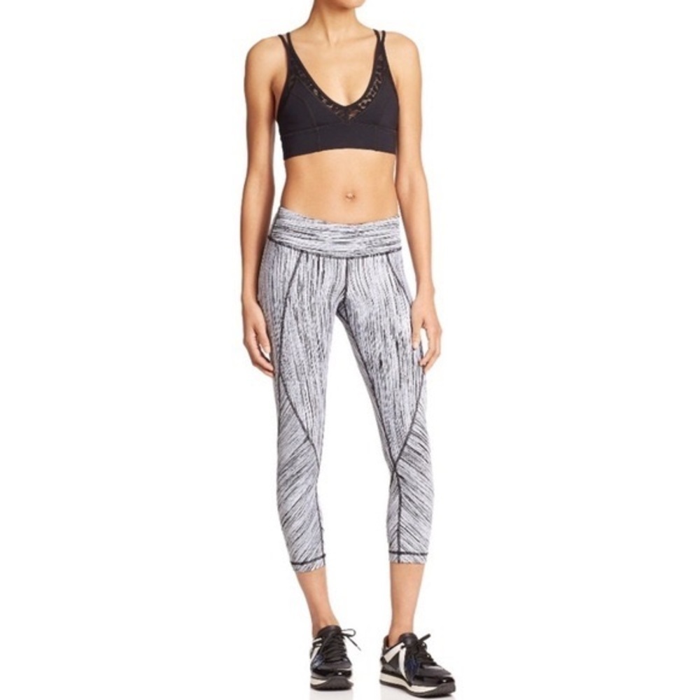 VIMMIA Womens Black White Athletic Leggings Pants Sz XS Workout Gym Yoga